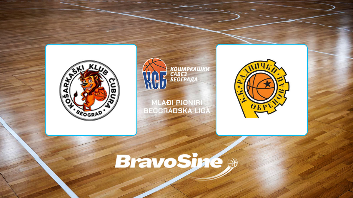 KK Čubura 2013 - KK Radnički Obrenovac 2013 26:58 (17:29) - 20.12.2025. - SC Mirko Sandić -MLAĐI PIONIRI U13